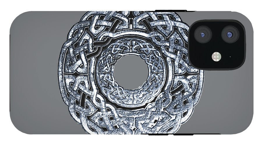 Silver Celtic Knot Circle - Phone Case