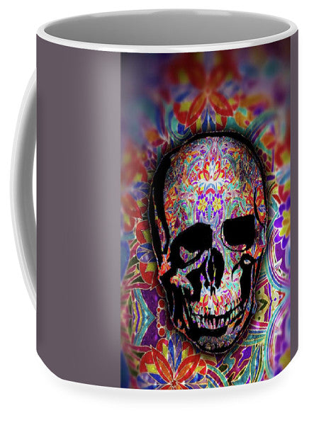 Skull With Sparkle Pattern - Mug
