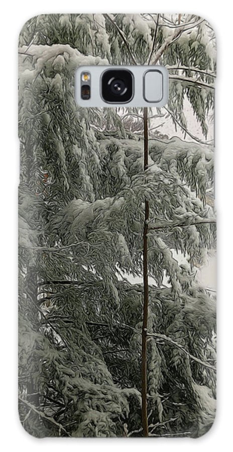 Snow Covered Pine Tree - Phone Case
