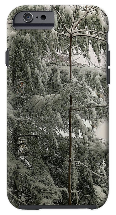 Snow Covered Pine Tree - Phone Case