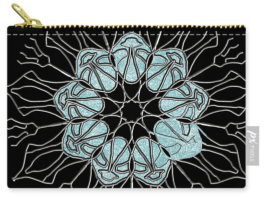 Snowflake Mandala - Carry-All Pouch