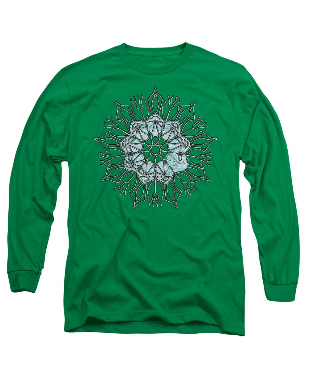 Snowflake Mandala - Long Sleeve T-Shirt