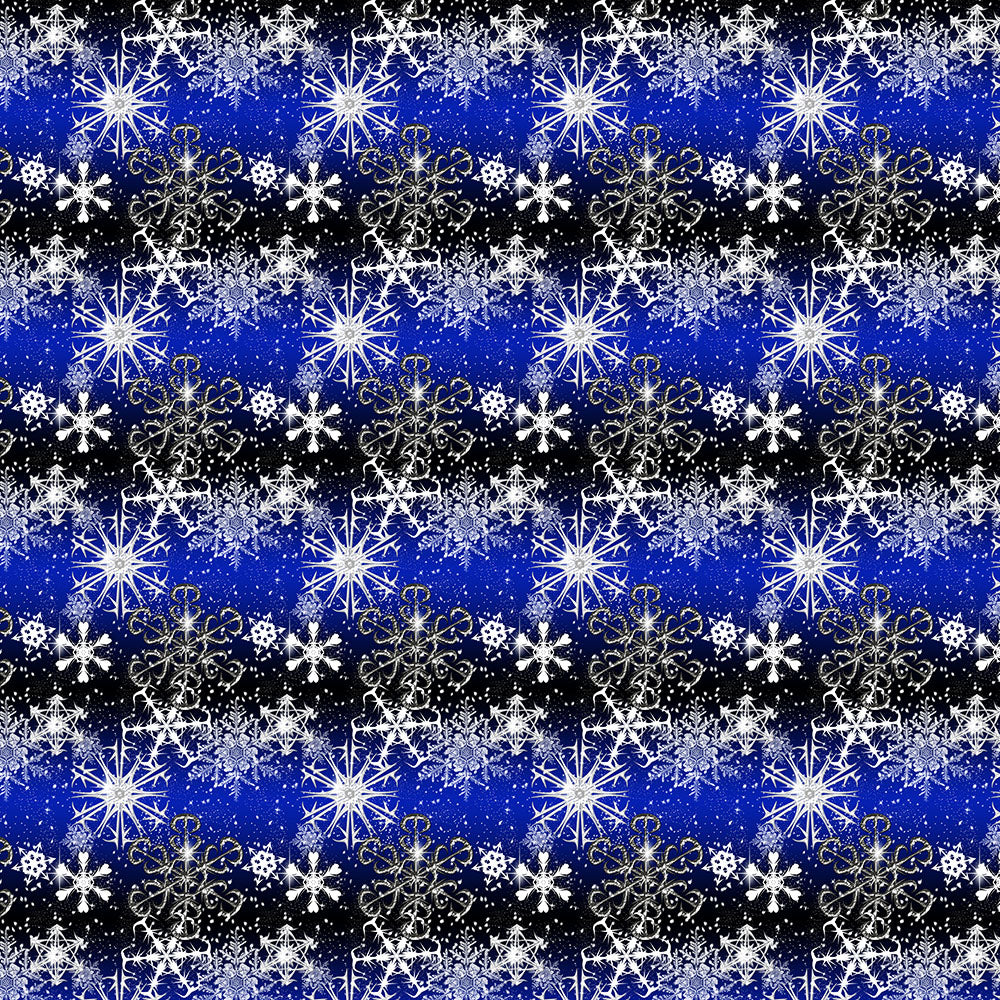 Snowflakes at Night Digital Image Download