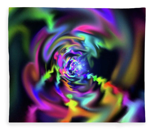 Soft Blend Color Swirl - Blanket