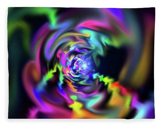 Soft Blend Color Swirl - Blanket