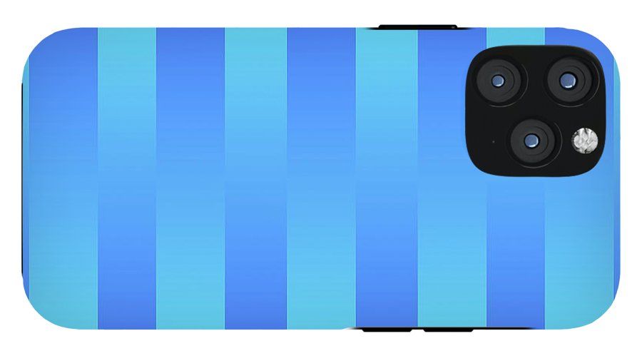 Soft Blue Stripes - Phone Case