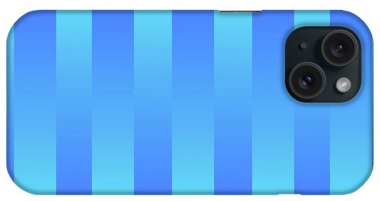 Soft Blue Stripes - Phone Case