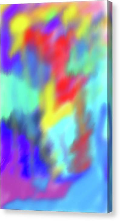Soft Color Blend - Canvas Print