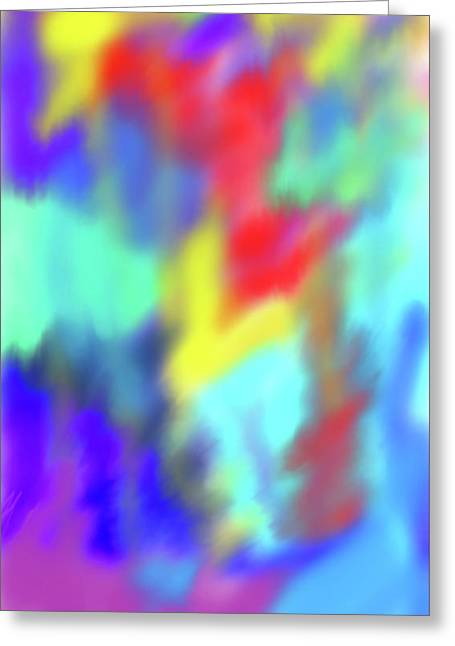 Soft Color Blend - Greeting Card