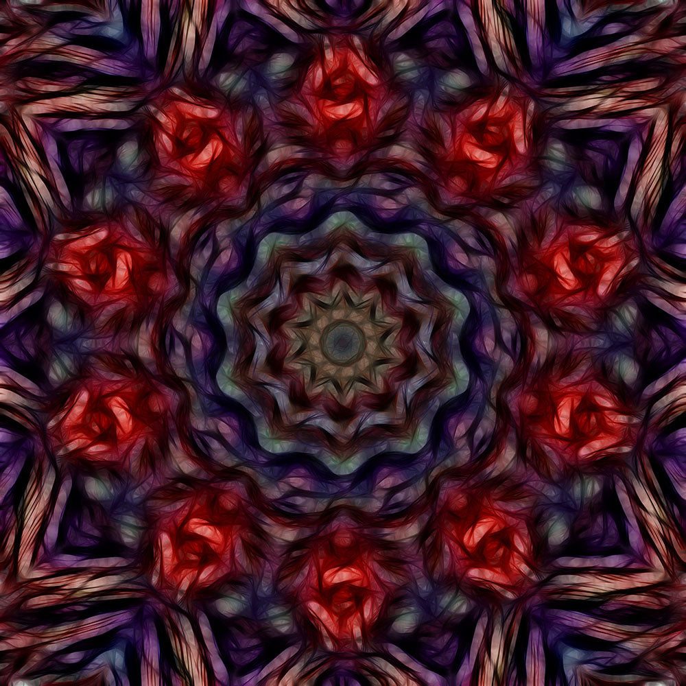 Soft Pink Purple Kaleidoscope Digital Image Download