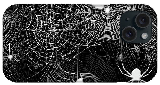 Spider Webs Pattern - Phone Case