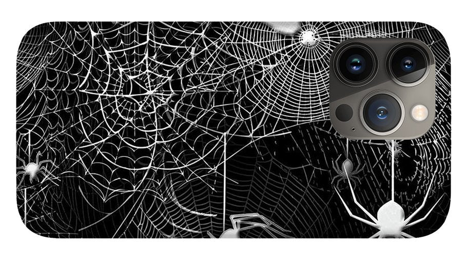 Spider Webs Pattern - Phone Case