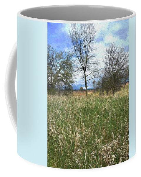 Spring Prairie Grass Landscape - Mug