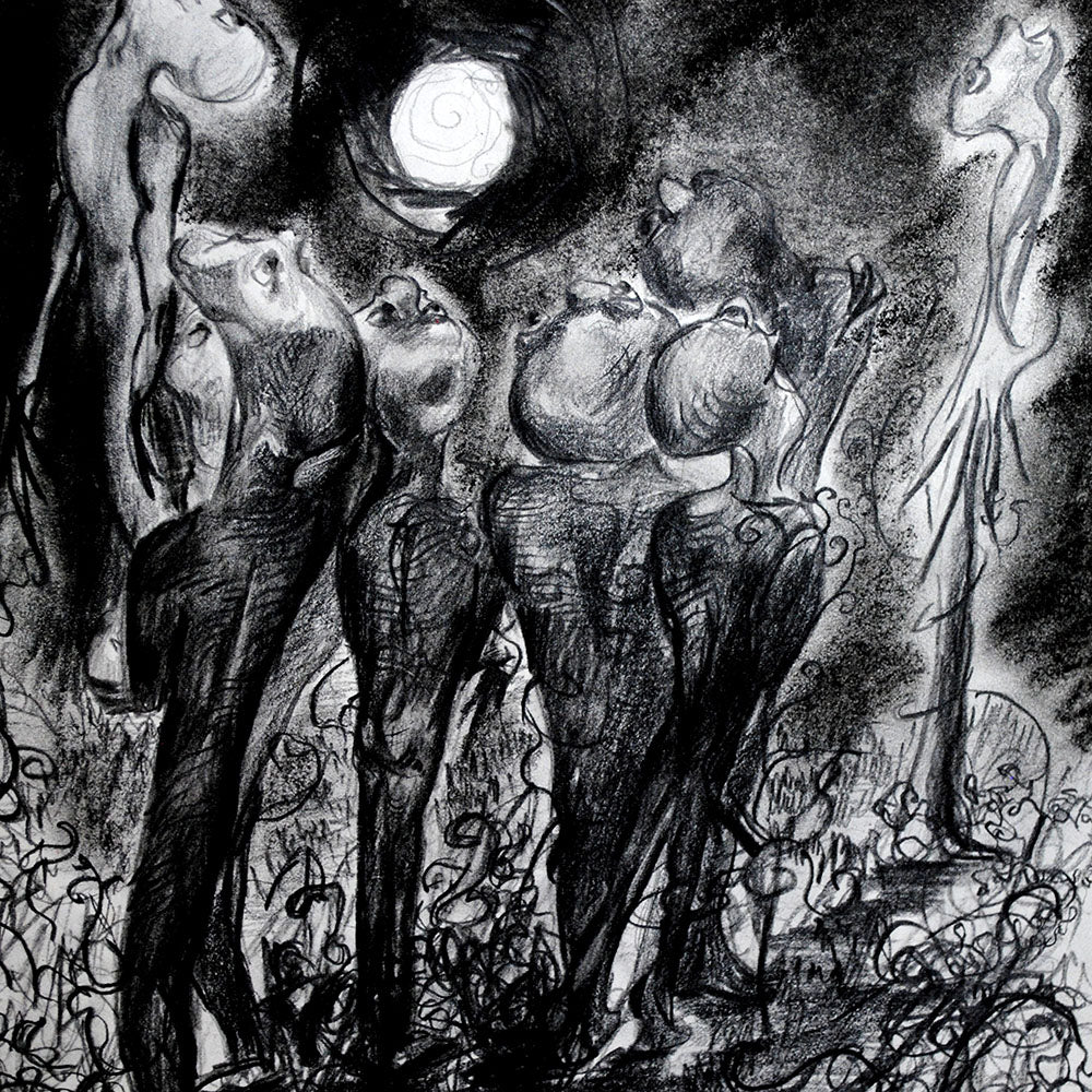 Staring At The Moon Digital Image Download