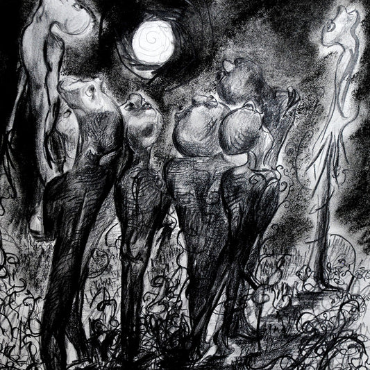 Staring At The Moon Digital Image Download
