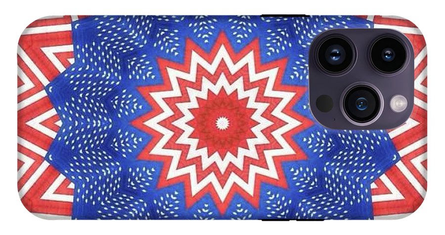Stars and Stripes Pattern - Phone Case
