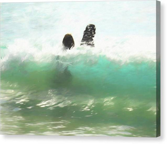 Still Taller Than The Waves - Canvas Print