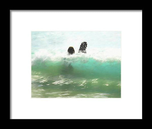 Still Taller Than The Waves - Framed Print