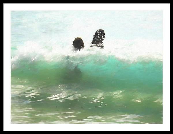 Still Taller Than The Waves - Framed Print