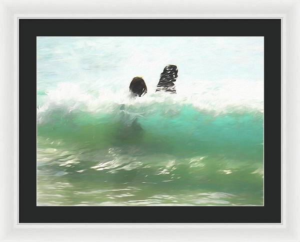 Still Taller Than The Waves - Framed Print