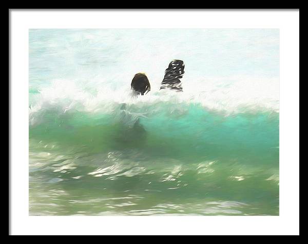 Still Taller Than The Waves - Framed Print