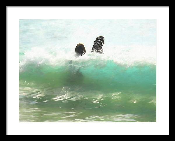 Still Taller Than The Waves - Framed Print