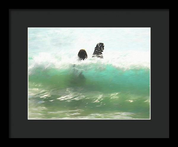 Still Taller Than The Waves - Framed Print