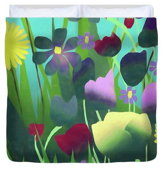 Summer Flower Garden - Duvet Cover