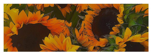 Sunflowers - Yoga Mat