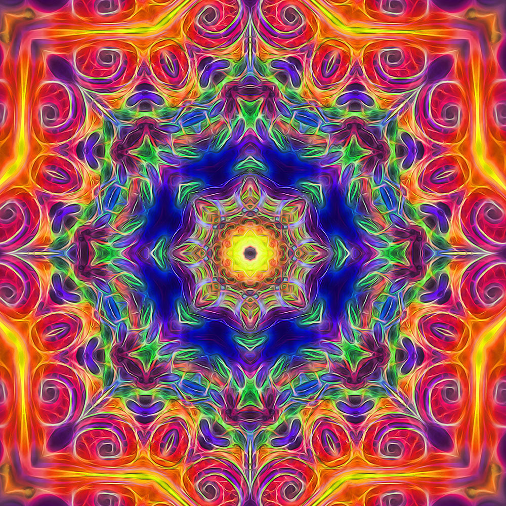 Sunrise Kaleidoscope Digital Image Download