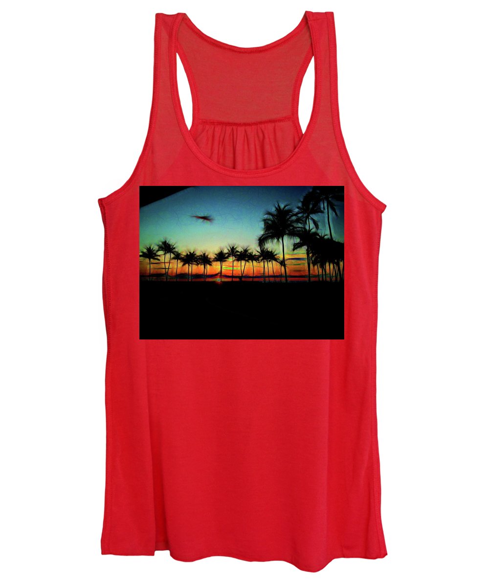 Sunset From The Car - Women's Tank Top