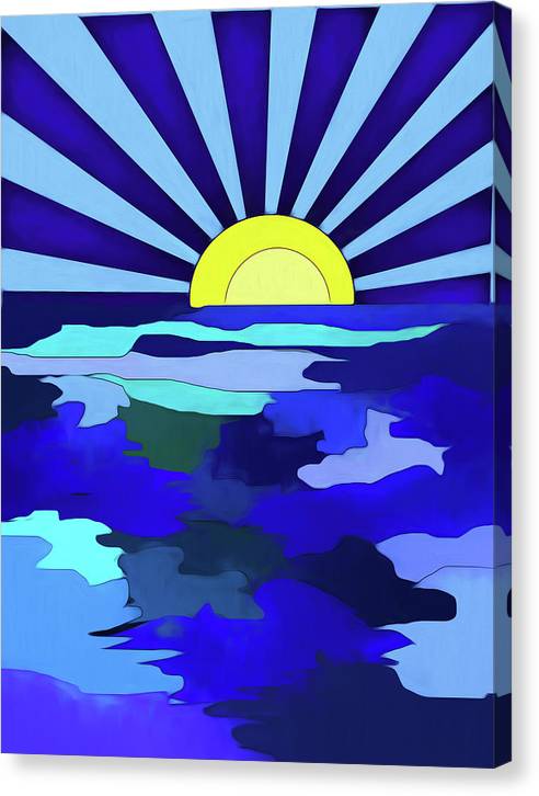 Sunset on The Lake - Canvas Print