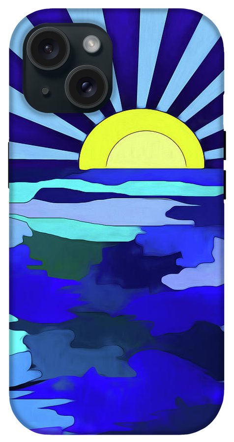 Sunset on The Lake - Phone Case