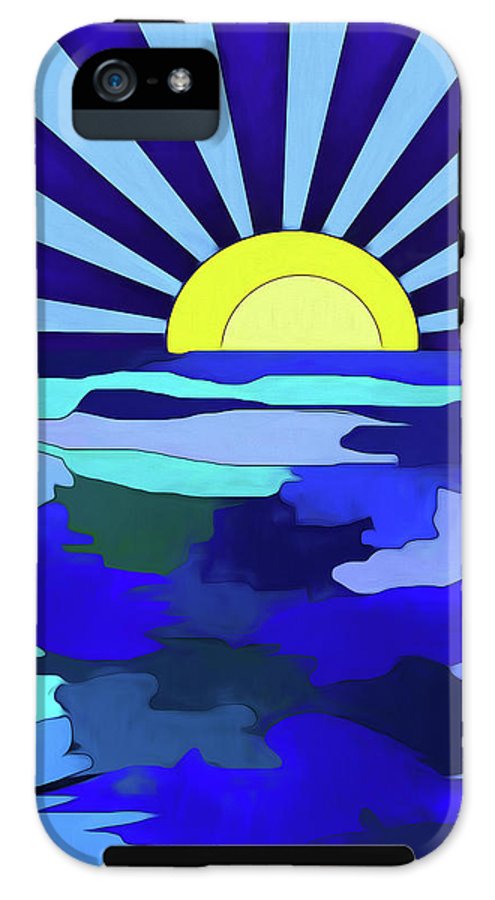 Sunset on The Lake - Phone Case