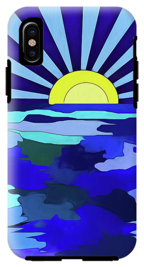 Sunset on The Lake - Phone Case