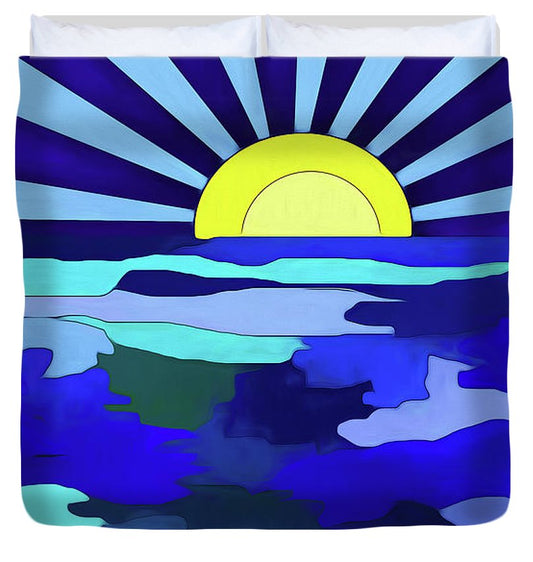 Sunset on The Lake - Duvet Cover