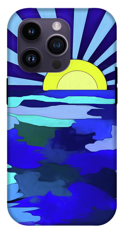 Sunset on The Lake - Phone Case