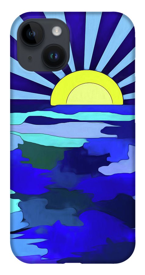 Sunset on The Lake - Phone Case