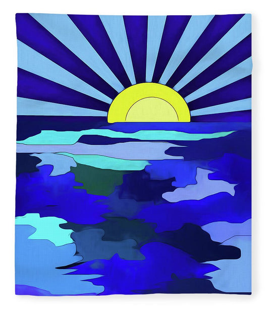 Sunset on The Lake - Blanket