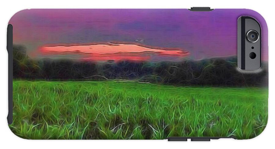 Sunset Over a Cornfield - Phone Case