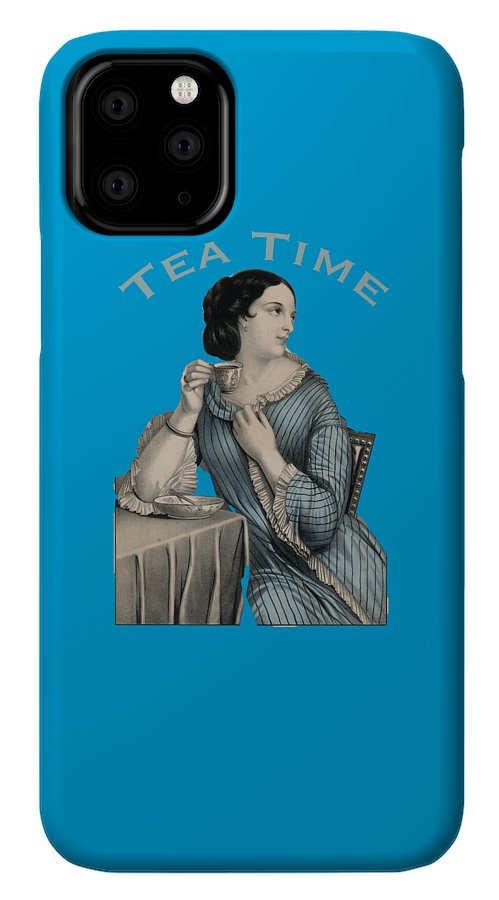 Tea Time Vintage Woman - Phone Case