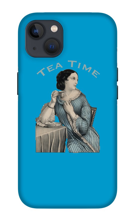 Tea Time Vintage Woman - Phone Case