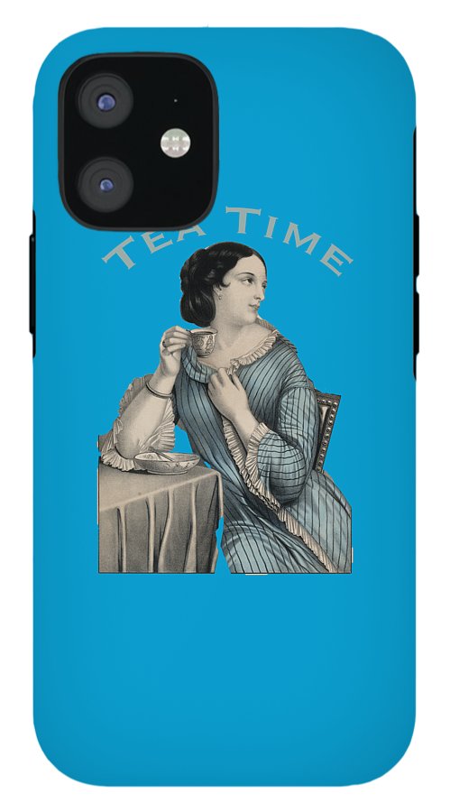 Tea Time Vintage Woman - Phone Case