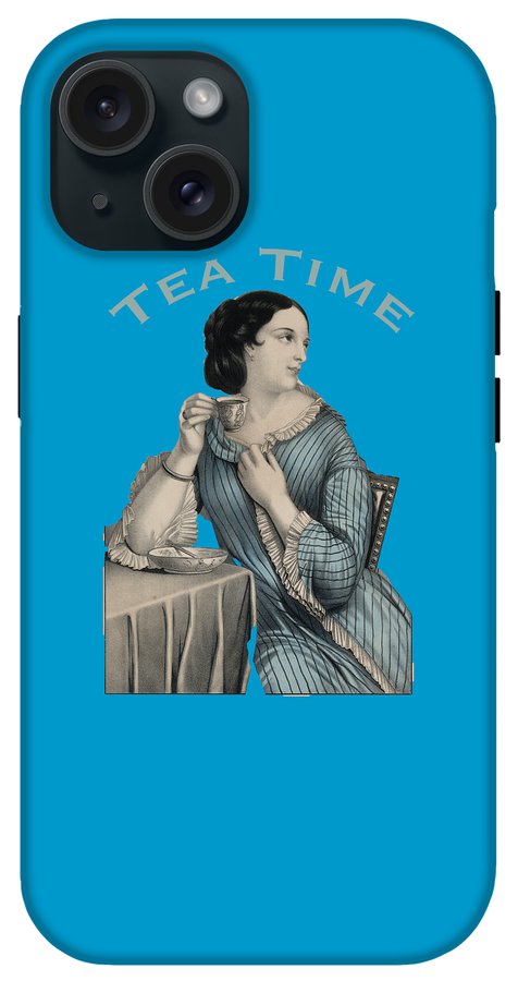 Tea Time Vintage Woman - Phone Case