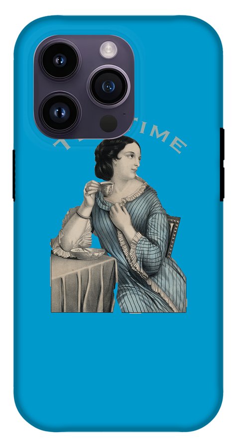 Tea Time Vintage Woman - Phone Case