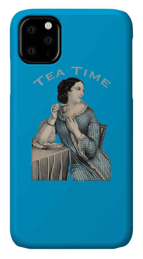 Tea Time Vintage Woman - Phone Case