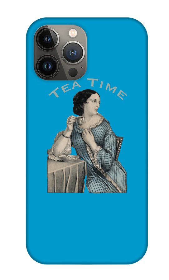 Tea Time Vintage Woman - Phone Case