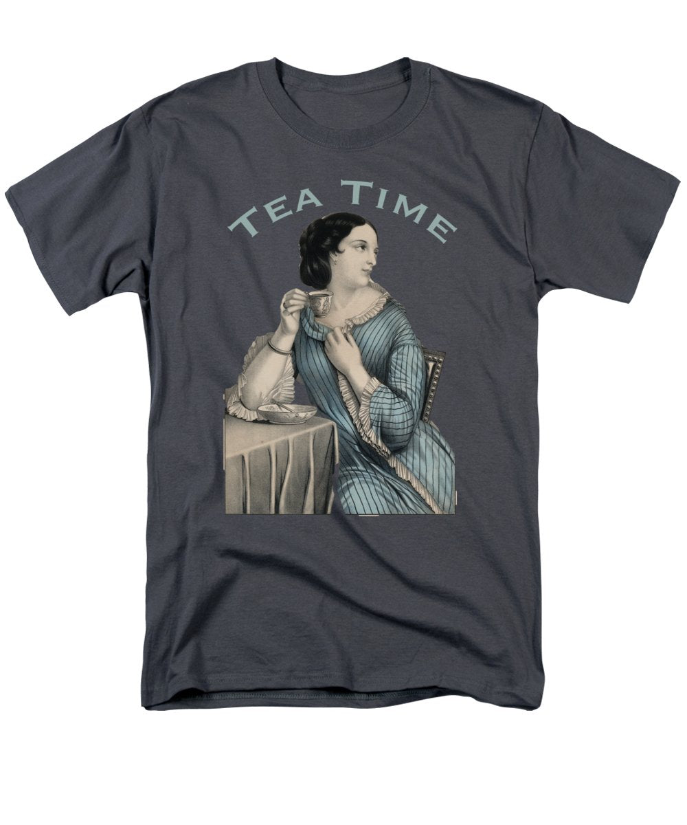 Tea Time Vintage Woman - Men's T-Shirt  (Regular Fit)