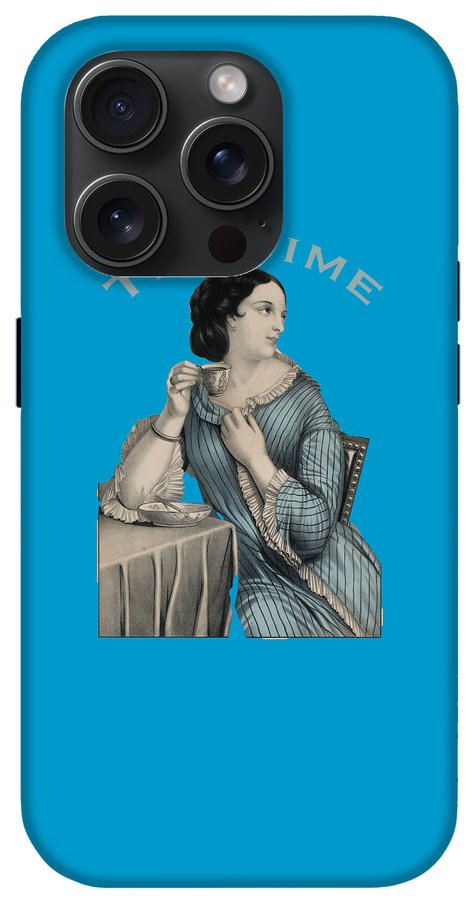 Tea Time Vintage Woman - Phone Case