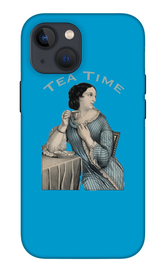 Tea Time Vintage Woman - Phone Case